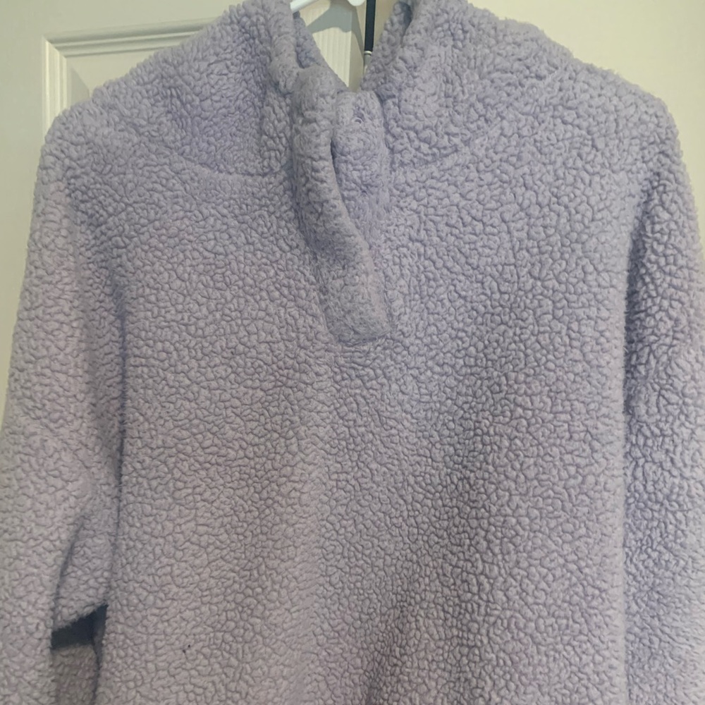 Purple furry Sherpa